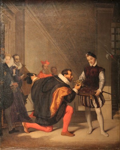 Don Pedro de Toledo Kissing the Sword of Henry IV by Jean Auguste Dominique Ingres